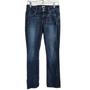 Hudson Jeans Beth Baby Bootcut sz 28 Flap Pocs Blue Stretch